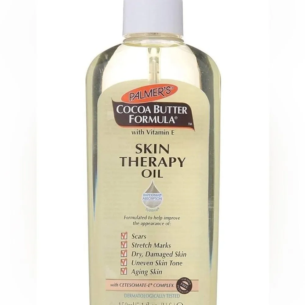 Palmers Cocoa Butter Skin Therapy Oil Pump 5.1 Ounce (150ml)